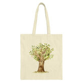 Happy Tree Tote Bag, Cute Smiling Tree, Nature Lover Gift, Eco Friendly Bag, Reusable Shopping Bag, Canvas Tote Bag - Tawshia
